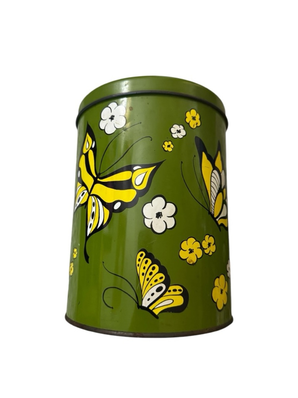Ballonoff Green Butterfly Floral Tin Canister Set - Picture 8 of 10